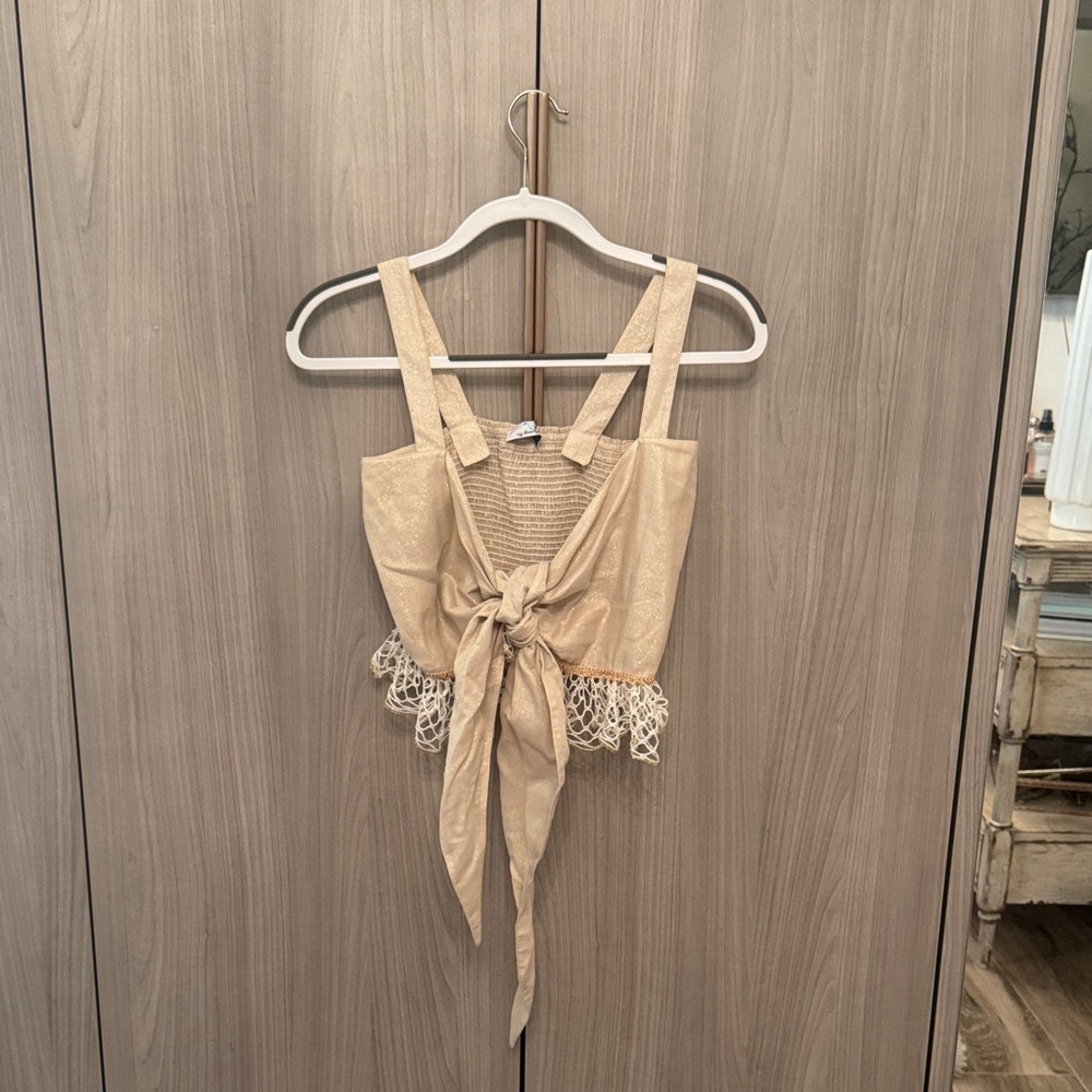 Boho Cream Lace Maxi Skirt & Top - Picture 6 of 8
